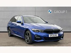 Blue Used 2021 BMW 330e M Sport Estate | £26,495 (A bit pricey)
