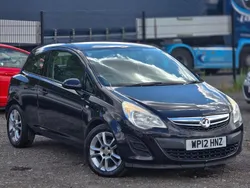 Black Used 2012 Vauxhall Corsa Hatchback | £1,195 (Good price)