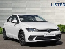Pure white New 2025 VW Polo Life Hatchback | £20,490 (A bit pricey)