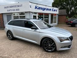 Silver Used 2017 Skoda Superb SportLine Estate | £13,275 (Expensive)