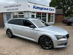 Silver Used 2017 Skoda Superb SportLine Estate | £13,275