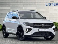Pure white New 2025 VW T-Cross Black Edition SUV | £28,900 (A bit pricey)
