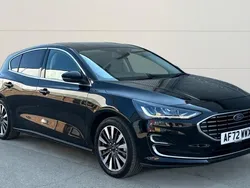 Black Used 2022 Ford Focus Titanium Hatchback | £17,078 (Fair price)