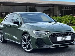 Green New 2025 Audi A3 Sportback Black Edition Hatchback | £34,255 (Super price)