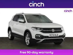 White Used 2022 VW T-Cross SEL SUV | £14,659 (Fair price)