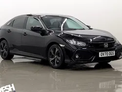 Black Used 2020 Honda Civic EX Hatchback | £14,590 (Fair price)