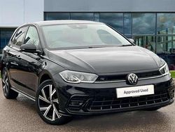 Deep black pearl Used 2024 VW Polo R-line Hatchback | £20,275 (Fair price)