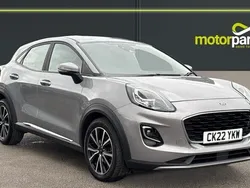 Solar silver metallic Used 2022 Ford Puma Titanium Hatchback | £15,750 (Good price)
