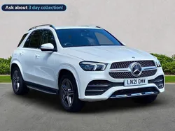 White Used 2021 Mercedes GLE400 AMG line Estate | £44,289 (Good price)