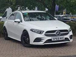 White Used 2019 Mercedes A250 AMG Line Premium Hatchback | £18,998 (Fair price)