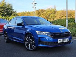 Race blue metallic Used 2025 Skoda Octavia SportLine Hatchback | £27,695