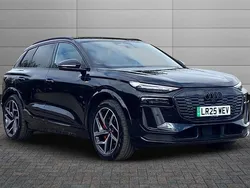 Black Used 2025 Audi Q6 e-tron Advanced SUV | £51,850