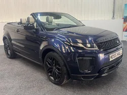 Blue Used 2018 Land Rover Range Rover evoque HSE Dynamic Cabriolet | £17,750 (Fair price)