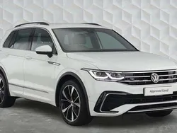 White Used 2024 VW Tiguan R-line Edition SUV | £31,450 (Fair price)