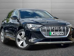 Brilliant black Used 2022 Audi e-tron S-Line SUV | £29,550 (Expensive)