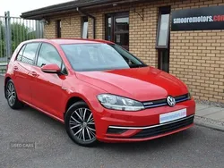 Red Used 2018 VW Golf VII SE Hatchback | £12,495 (Good price)