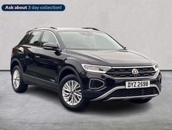 Black Used 2025 VW T-Roc Life SUV | £21,278 (Fair price)