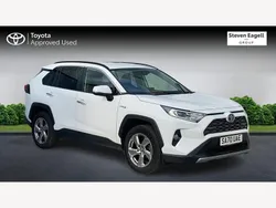 White Used 2020 Toyota RAV4 Hybrid SUV | £24,632 (A bit pricey)