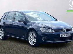 Blue Used 2016 VW Golf VII GT Hatchback | £14,099 (Fair price)