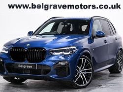 Blue Used 2021 BMW X5 M Sport SUV | £42,980 (Good price)