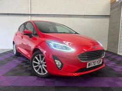 Red Used 2020 Ford Fiesta Titanium Hatchback | £8,495 (Fair price)