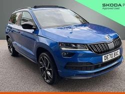 Race blue metallic Used 2020 Skoda Karoq SportLine SUV | £19,495 (Fair price)
