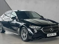 Black Used 2025 Mercedes E220 AMG line Sedan | £48,770