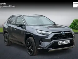 Grey/black Used 2022 Toyota RAV4 Hybrid SUV | £33,036 (Expensive)