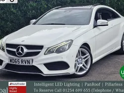 White Used 2015 Mercedes E220 AMG line Coupe | £9,950 (Fair price)