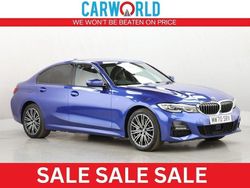 Blue Used 2021 BMW 330e M Sport Sedan | £16,028 (Fair price)