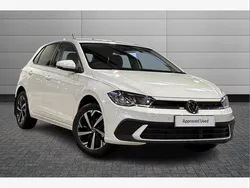 White New 2025 VW Polo Match Hatchback | £20,595 (Good price)