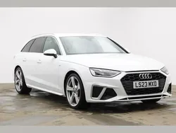 White Used 2023 Audi A4 S-Line Estate | £28,995 (A bit pricey)