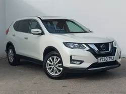 White Used 2019 Nissan X-Trail Acenta Premium SUV | £13,998 (Good price)