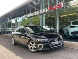 Black Used 2022 Audi A4 S-Line Sedan | £23,890 (Fair price)