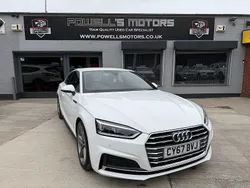 White Used 2018 Audi A5 S-Line Coupe | £15,995 (Fair price)