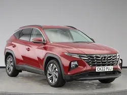 Metallic red Used 2022 Hyundai Tucson Premium SUV | £17,290 (Fair price)