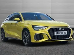Yellow Used 2023 Audi A3 S-Line Hatchback | £25,350 (Fair price)