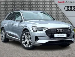 Silver Used 2020 Audi e-tron Advanced SUV | £26,495 (Expensive)