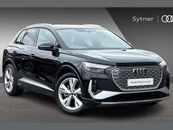 Black Used 2023 Audi Q4 e-tron S-Line SUV | £34,250
