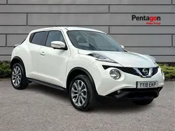 White Used 2018 Nissan Juke Tekna SUV | £10,195 (Fair price)