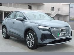 Grey Used 2022 Audi Q4 Sportback e-tron Sport SUV | £23,500