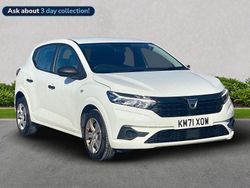 White Used 2021 Dacia Sandero Essentiel Hatchback | £8,369 (Fair price)