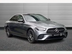 Selenite grey Used 2020 Mercedes E220 AMG line Sedan | £29,750