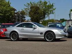 Diamond silver Used 2003 Mercedes SL500 Cabriolet | £6,575 (Fair price)