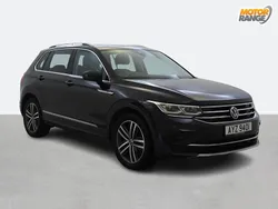 Black Used 2021 VW Tiguan Elegance SUV | £21,895 (Fair price)