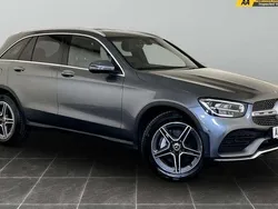 Grey Used 2021 Mercedes GLC300 AMG line Estate | £21,295 (Fair price)