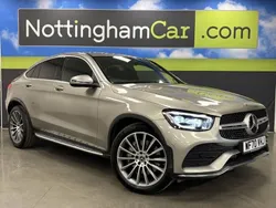 Silver Used 2020 Mercedes GLC220 AMG Line Premium Coupe | £27,495 (Fair price)