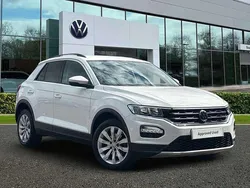 White Used 2020 VW T-Roc SE SUV | £17,991 (Fair price)