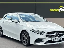 White Used 2019 Mercedes A200 AMG line Hatchback | £14,000 (Good price)
