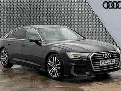 Blue Used 2023 Audi A6 S-Line Sedan | £24,990 (Good price)